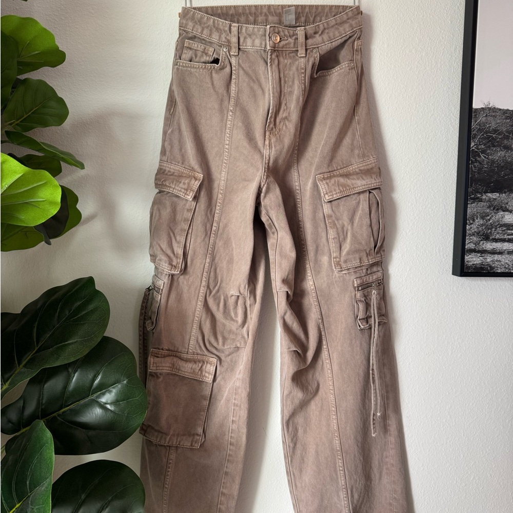 Women’s Cargo Pants in Taupe - Casual Utility Style